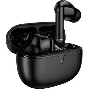 Borofone Bluetooth TWS-hoofdtelefoon FQ10 Joyful Zwart (7 h, Draadloze), Koptelefoon, Zwart