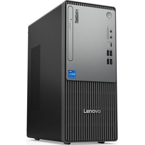 Lenovo ThinkCentre neo 50t Gen 5 (256 GB, 8 GB, Intel Core i3-14100), PC, Zwart