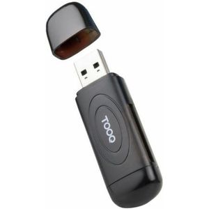 Tooq Technology - TQR-3002B - Geheugenkaartlezer - Zwart - USB 3.2 Gen 1