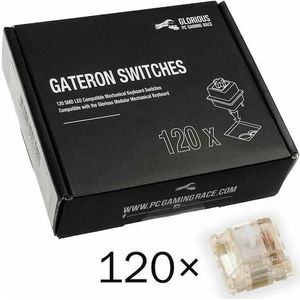 Gateron - Transparant - Mechanische Toetsenbordschakelaars - 120 Stuks - SMD-LED Compatibel - Ultralicht Lineair