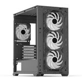 AeroCool - D302A - Mini Towerbehuizing - Zwart - Mesh - Ondersteunt 360 mm Koeling
