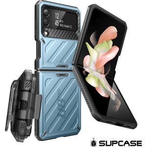 Supcase Eenhoorn Kever Pro Serie (Galaxy Z Flip 4), Smartphonehoes, Blauw