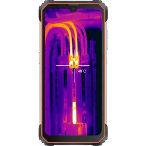 Blackview BL8800 Pro 5G (FLIR - 6,58" scherm - 128 GB, 8 GB RAM) Oranje (128 GB, Oranje, 6.58", 5G), Smartphone, Oranje