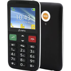 Olympia - LUX - Mobiele Telefoon - Zwart - 2.40 inch - 2 Mpx - 2G