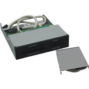 Fujitsu S26361-F3077-L50 (USB 2.0), Geheugenkaartlezer, Zwart