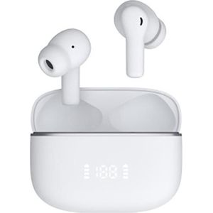 Jaym JMTWS04 TWS-Kopfhörer (ANC, 5 h, Draadloze), Koptelefoon, Wit