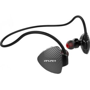 Awei słuchawki sportowe Bluetooth A849BLczarny/black (10 h, Draadloze), Koptelefoon, Zwart