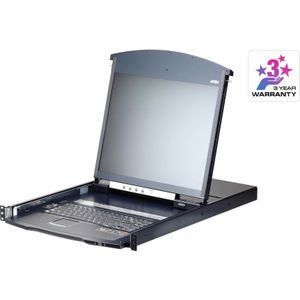 Aten KVM schakelaar, VGA, KVM schakelaars, Zwart