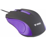Yenkee - YMS 1015PE - Muis - USB - Bedraad - Ergonomisch Ontwerp - 1000 DPI