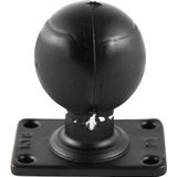 Zebra - RAM-D-202U-23 - Accessoire - Zwart - Rubber Bal met Rechthoekige Basis