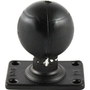 Zebra - RAM-D-202U-23 - Accessoire - Zwart - Rubber Bal met Rechthoekige Basis