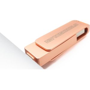 DJTechTools Chroma Drive USB - 256GB - Rose Gold (256 GB), USB-stick, Roze
