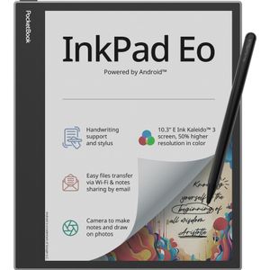 PocketBook Elektroninė skaityklė InkPad Eo Mist Pilkas 10,3"" Mist Pilkas (PB1042-M-WW) (10.30"", 64 GB, Zwart), eReader, Zwart