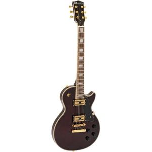 Dimavery LP-700 elektrische gitaar, bordeauxrood (Elektrische gitaar, LP vorm), Gitaren, Bruin