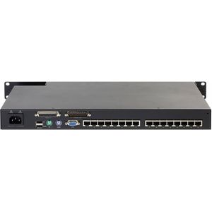 APC KVM0116A KVM-switch Rack-montage Zwart