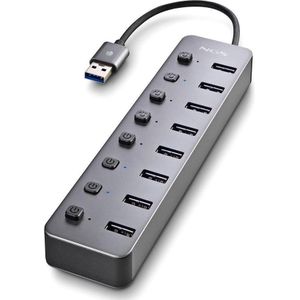 NGS - IHUB 8 - Hub - Zwart - USB 3.0 - 8 Poorten