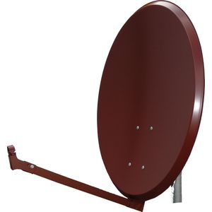 Televes Aluminium reflector S80EL-Z baksteenrood73x80cm Easy-Line 793304 (38.50 dB, VHF / MW / LW), SAT Spiegels + SAT Antennes, Rood