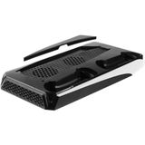Fixed Multifunctioneel station voor PS5, zwart en wit (PS5), Accessoires voor spelcomputers, Zwart