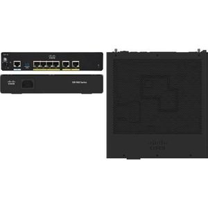 Cisco Geïntegreerde dienstenrouter 921, Router, Zwart