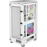 Corsair - iCUE 2000D RGB AIRFLOW - PC-behuizing - Wit - Mini-ITX - 3 x SLIM AF120 RGB Ventilatoren Inbegrepen