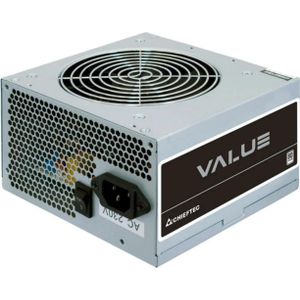 Chieftec VALUE SERIES APB-500B8 - Voedingseenheid (intern) (500 W), PC-voedingseenheid, Zilver