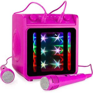 PDT RJ SingCube Zing mee Bt Speaker-Pk (1x 10 W), PA-luidsprekers, Roze
