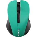 Canyon - CNE-CMSW1GR - Muis - Groen - Draadloze - 1200 DPI
