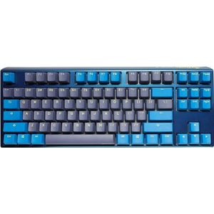Ducky One 3 Daybreak TKL Gaming Keyboard, RGB LED - MX-Blue (DE, Bedraad), Toetsenbord, Blauw