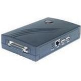 Longshine - LCS-PS112 - Printer Server - Zwart - 2x USB - 1x Parallel