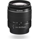 Canon EF-S 18-55mm f/3,5-5,6 III (Canon EF-S, APS-C / DX), Objectief, Zwart