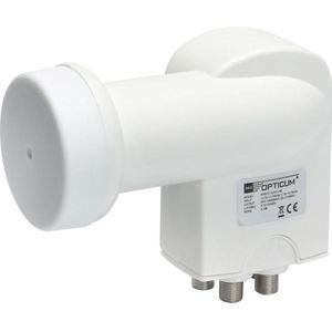 Lasmex Konwerter SAT QUAD Opticum RED ROBUST (0043) (Quad LNB, 40 mm), LNB, Wit