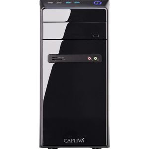 Captiva I77-830 (1000 GB, 32 GB, Intel Core i7-12700, UHD Graphics 770), PC, Zwart
