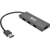 Tripp Lite U360-004-SLIM interface hub USB 3.2 Gen 1 (3.1 Gen 1) Type-A 5000 Mbit/s Zwart