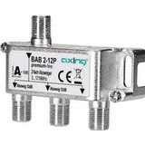 Axing - BAB 2-12P - Kabel-TV Lasdoos - 2-voudig - 5 - 1218 MHz