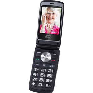 Trevi FLEX PLUS 65 (2.80", 2G), Sleutel mobiele telefoon, Zwart