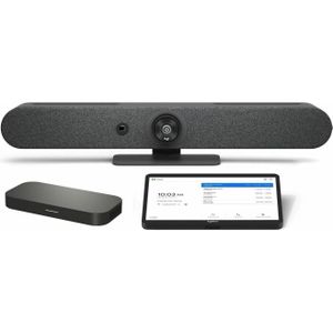 Logitech Kleine zaal met TAP+Rally Bar Mini voor Google Meet, Conferentieapparaten