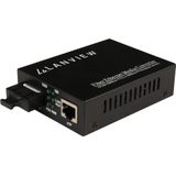 Lanview - LVN-MED-SC-1000BASE-X - Netwerk Media Converter - Zwart - 1000 Mbps