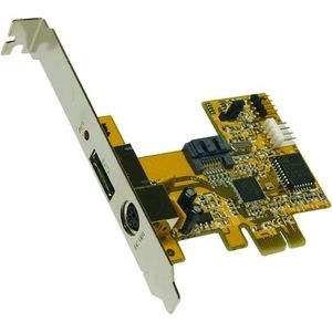 Exsys - EX-3500 - RAID-controller - PCIe x1 - SATA 3Gb/s