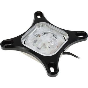 CPU Waterkoeler - Zwart - Acryl Deksel - Koperen Radiator - aRGB Verlichting