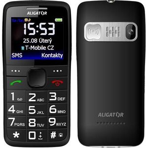 Aligator A675BK (2.20"), Sleutel mobiele telefoon, Zwart