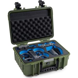 B&W International B&W drone.koffer PP.166 bronsgroen voor DJI Avata 2 (Koffer), RC drone tassen, Groen