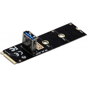 PowerGuard M.2 PCI Express naar PCI-E Express (USB 3.0) stijgkaart voor M.2 slots, Accessoires voor moederborden