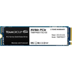 Team Group MP33 - 1 TB SSD - intern - M.2 2280 - PCI Express 3.0 x4 (NVMe) (1000 GB, M.2), SSD