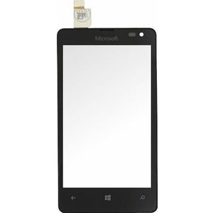 OEM Microsoft Lumia 435 Touchscreen (Microsoft Lumia 435), Onderdelen voor mobiele apparaten, Zwart