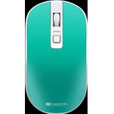 Canyon - MW-18 - Draadloze Muis - Aquamarijn - Optische Sensor - 4 Knoppen