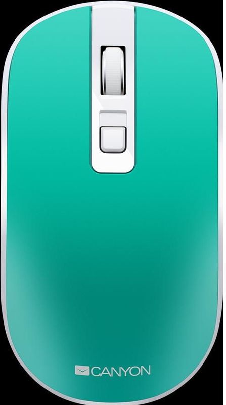 Canyon - MW-18 - Draadloze Muis - Aquamarijn - Optische Sensor - 4 Knoppen