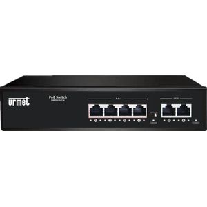 Grothe PoE schakelaar 6 poorten (6 ports), Netwerkschakelaar