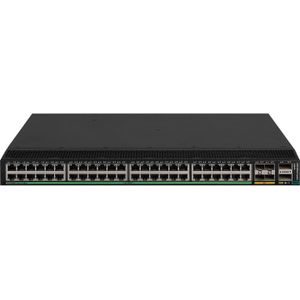 HPE E N FlexFabric 5901AF Switch 4XG, 2 QSFP+ Poorten, IRF, IPv6, DCB, FCoE, TRILL (48 ports), Netwerkschakelaar, Zwart
