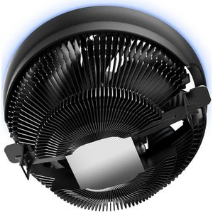 Pccooler E126MB Corona Blauw (70 mm), Processorkoeler, Blauw