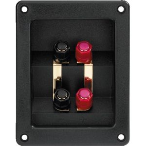 Monacor Bi-aansluiting, Luidsprekeronderdelen, Zwart